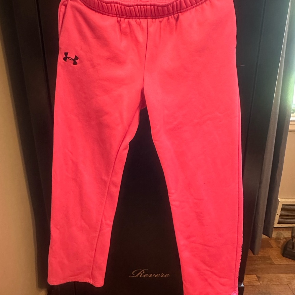 Under Armour Kids Bright Pink Joggers